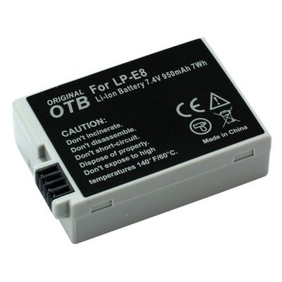 Produktbild von 2Pcs LP-E8 Akku Mit LED USB Dual Ladegerät Für Canon EOS 550D, EOS 700D, EOS 600D, EOS 650D, Rebel T2i T3i T4i T5i, Kiss X4 X5 X6i X7i DSLR-Kameras