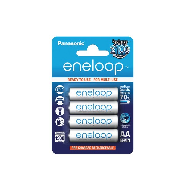 4x Panasonic eneloop Akkus f. Samsung Digimax 420