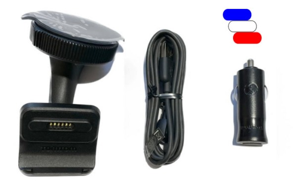 TomTom Support de fixation magnétique alimenté et chargeur pour TomTom GO Discover 5"