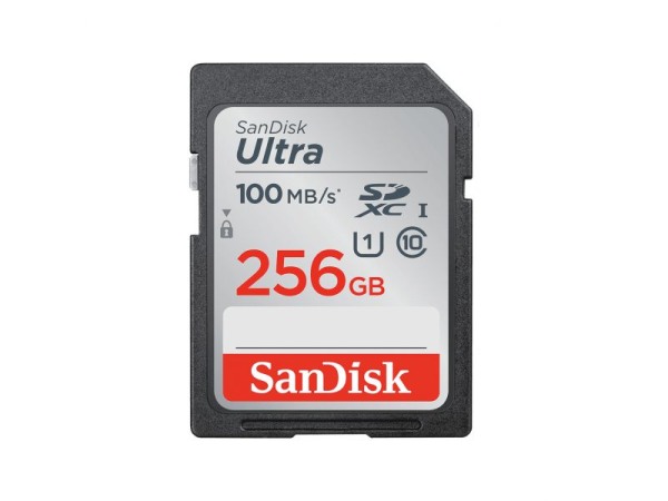 SanDisk SDXC 256GB Speicherkarte ULTRA 100MB/s Class 10