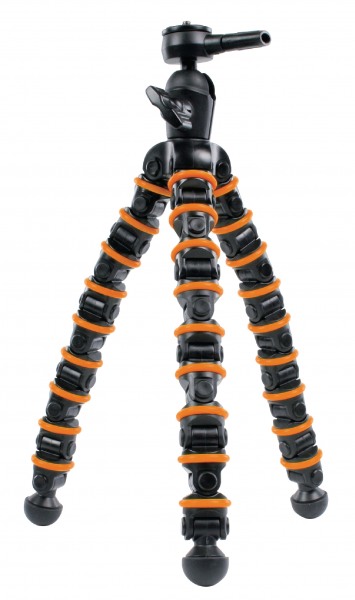 Flexibles Kamera Stativ schwarz orange f. Nikon D5500